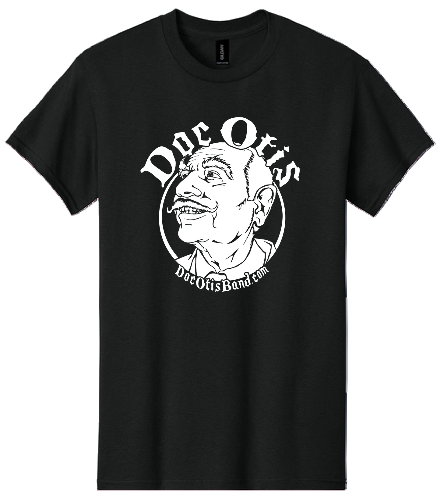 T-Shirt Black w/White Logo