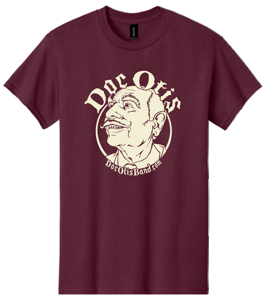 T-Shirt Maroon w/Cream Logo